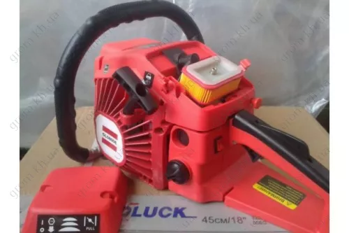 Фото 1- Бензопила Goodluck GL5800E (2 шины, 2 цепи, металл+праймер)