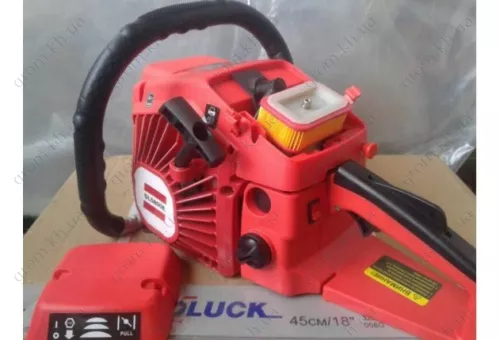 Фото 1- Бензопила Goodluck GL5800E (2 шини, 2 ланцюги, метал+праймер)