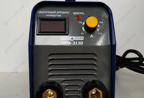 Фото 1- Зварювальний інвертор Іскра Профі ММА 313 D