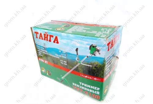 Фото 1- Бензокоса Тайга ТБТ-6100 (1 диск/1 бабина)