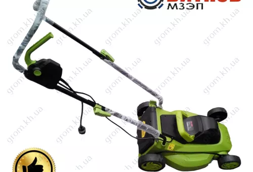 Фото 1- Газонокосилка электрическая Витязь ГКЭ-1600 (Тележка)