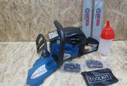 Фото 1- Бензопила Витязь БП-45/4,3 (У металі, 2 шини+2 ланцюги)