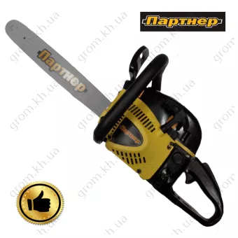 Фото 1- Бензопила Партнер БП-45/4,5 в металле новая (2 шины+2 цепи VE)