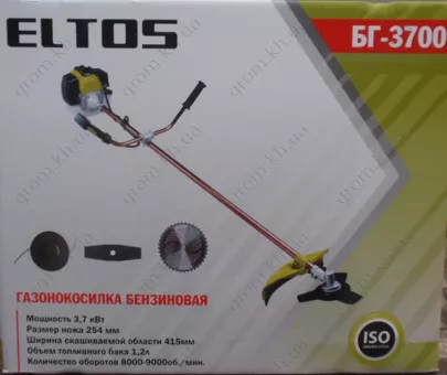 Фото 1- Мотокоса Eltos БГ-3700