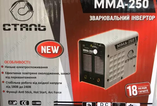 Фото 1- Сварочный инвертор Сталь ММА-250
