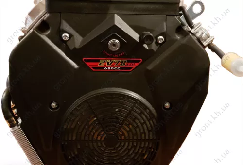 Фото 1- Бензиновый двигатель WEIMA WM2V78F (20 л.с.,2 цилиндра, вал шпонка / конус)