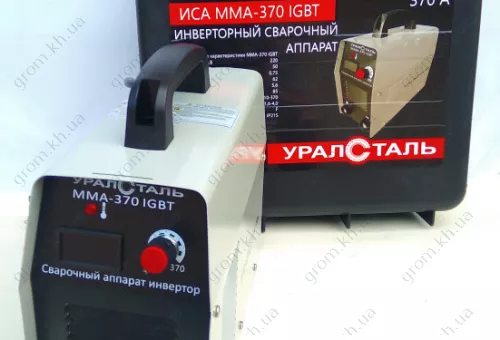 Фото 1- Сварочный инвертор Уралсталь ИСА MMA-370 (бывший 320) в кейсе с электронным табло