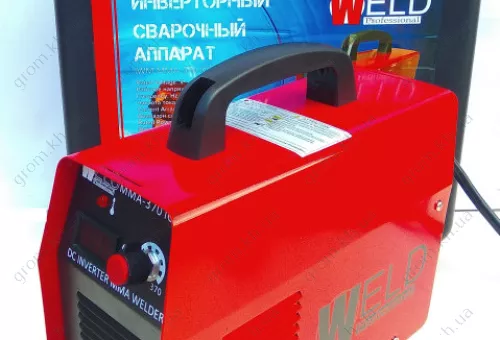 Фото 1- Зварювальний інвертор Weld IWM MMA 370 (Дисплей+кейс)