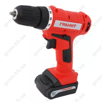 Фото 1- Шуруповерт аккумуляторный Гранит ШБА-12 Li