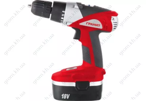 Фото 1- Шуруповерт аккумуляторный Гранит ШБА-18/2 Li