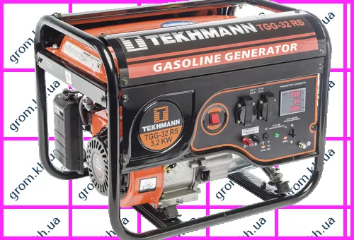 Фото 1- Генератор бензиновый Tekhmann TGG-32 RS