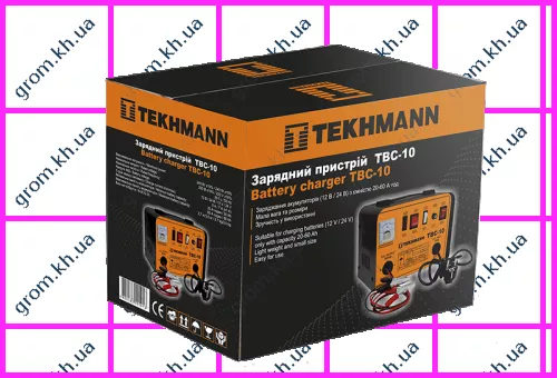 Фото 1- Зарядное устройство Tekhmann TBC-10