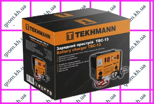 Фото 1- Зарядний пристрій Tekhmann TBC-15