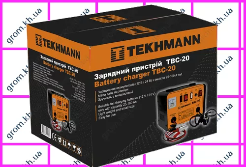 Фото 1- Зарядний пристрій Tekhmann TBC-20