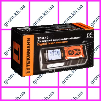 Фото 1- Лазерный измеритель дальномер Tekhmann TDM-40