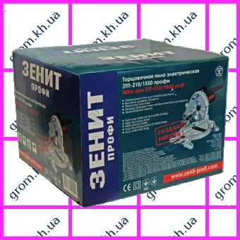 Фото 1- Настольная выдвижная торцовочная пила Зенит ЗТП-210/1550 Профи