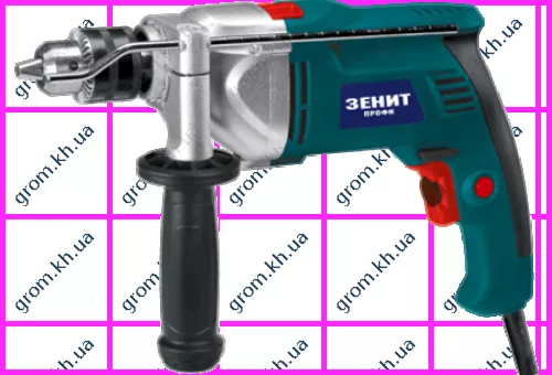 Фото 1- Дрель ударная Зенит ЗДП 1000 Профи