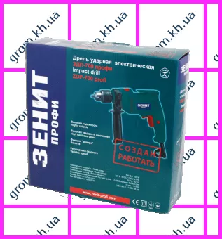 Фото 1- Дрель ударная Зенит ЗДП-700 Профи