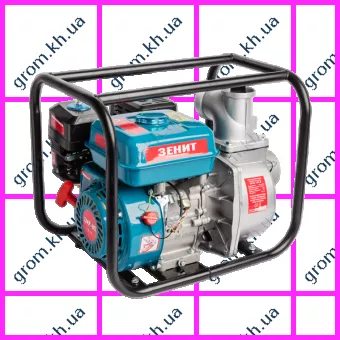 Фото 1- Мотопомпа бензиновая Зенит ЗМП-80