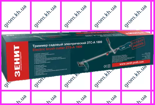 Фото 1- Тример садовий електричний Зеніт ЗТС-А 1800