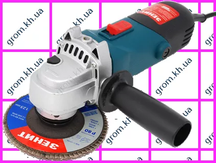 Фото 1- Угловая шлифовальная машина Зенит ЗУШ-125/1000 МС