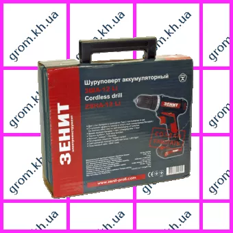 Фото 1- Шуруповерт аккумуляторный Зенит ЗША-12 Li