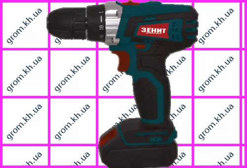 Фото 1- Шуруповерт акумуляторний Зеніт США-18 Li