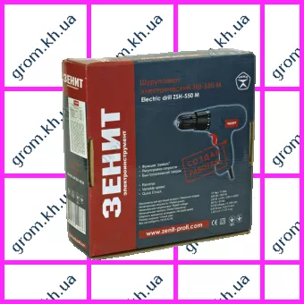 Фото 1- Шуруповерт електричний Зеніт ЗШ-550 М
