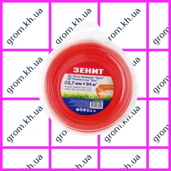 Фото 1- Лісочка для садових тримерів Зеніт «Зірка» 2,7 мм × 94 м