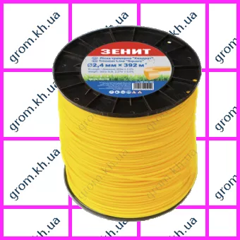 Фото 1- Лісочка для садових тримерів Зеніт «Квадрат» 2,4 мм × 392 м (КВ-24-392-ОВ)