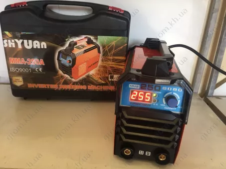 Фото 1- Сварочный инвертор Shyuan MMA 250A кейс