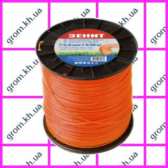 Фото 1- Лісочка для садових тримерів Зеніт «Кругла» 3,0 мм × 536 м