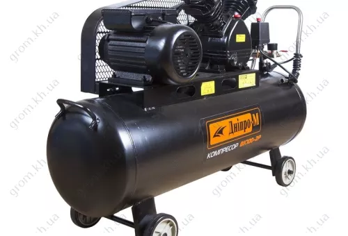 Фото 1- Компрессор воздушный Дніпро-М AC-100 VG | ВК100-2Р