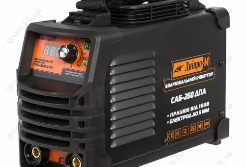 Фото 1- Зварювальний інвертор IGBT Дніпро-М САБ-260ДПА