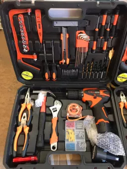 Фото 1- Мультифункциональный набор инструментов для монтажа с дрелью Edon ED-42L-TZ