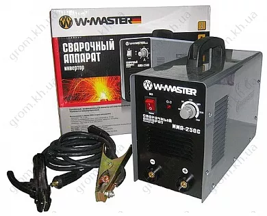Фото 1- Зварювальний інвертор WMaster MMA 250