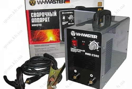 Фото 1- Зварювальний інвертор WMaster MMA 250
