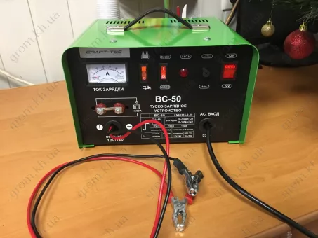Фото 1- Пуско-зарядний пристрій Craft-tec BC-50