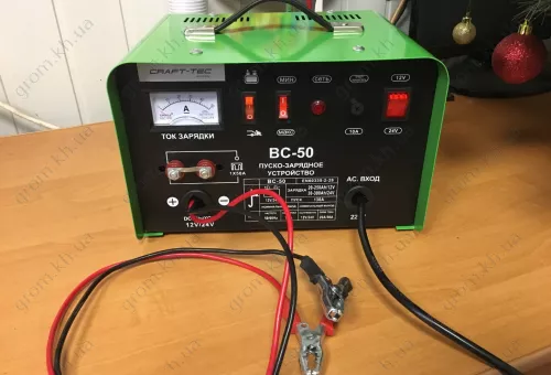 Фото 1- Пуско-зарядний пристрій Craft-tec BC-50