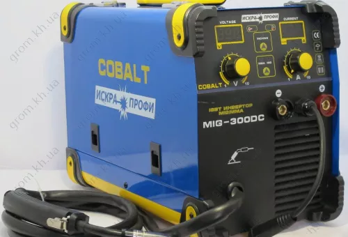 Фото 1- Зварювальний напівавтомат Іскра-профі Cobalt Mig 300 DC