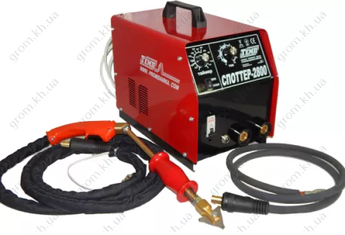 Фото 1- Споттерный аппарат точечной сварки и рихтовки вмятин на металле Темп Споттер-2800 с фурнитурой