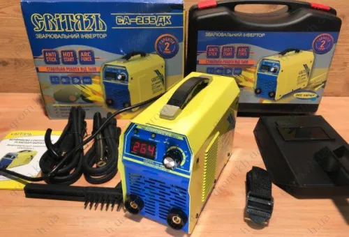Фото 1- Зварювальний інвертор Світязь СА-265 ПК (дисплей, кейс)
