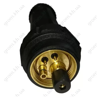 Фото 1- Центральный штекер KZ-2 в сборе для сварочных горелок с охлаждением газом