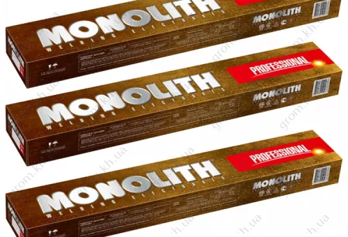 Фото 1- Електроди Моноліт Professional 3,0 мм 1 кг