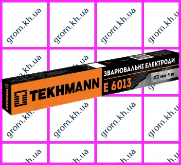 Фото 1- Электроды сварочные Tekhmann E 6013 d 3 мм х 5 кг