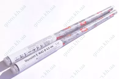 Фото 1- Електроди зварювальні Monolith E 4043 Ø4 мм, міні-тубус 3 шт