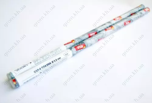 Фото 1- Электроды сварочные ОЗЛ-8 Плазма Ø3 мм, мини-тубус 3 шт