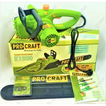 Фото 1- Электропила цепная Procraft K-1800