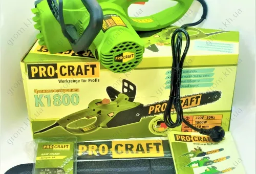 Фото 1- Электропила цепная Procraft K-1800