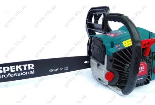 Фото 1- Бензопила Spektr SCS-6700 (2 шины, 2 цепи + фильтр металл пп праймер)